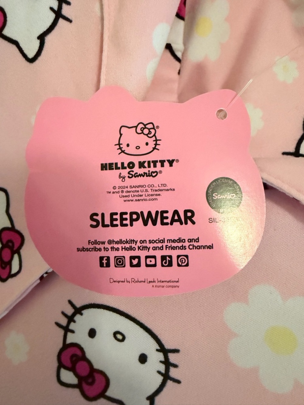 Hello Kitty Pink PJ Set - Picture 6 of 6